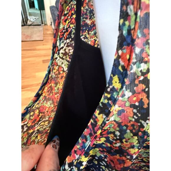 Liz Claiborne Blouse Plus Size 3X Sleeveless Multicolor - Picture 4 of 5